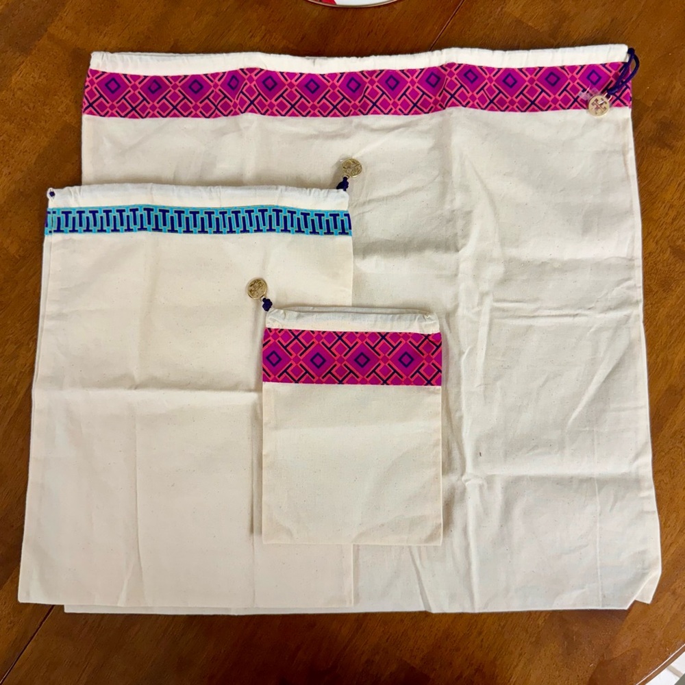 Set of 3 Tory Burch Dust Bags